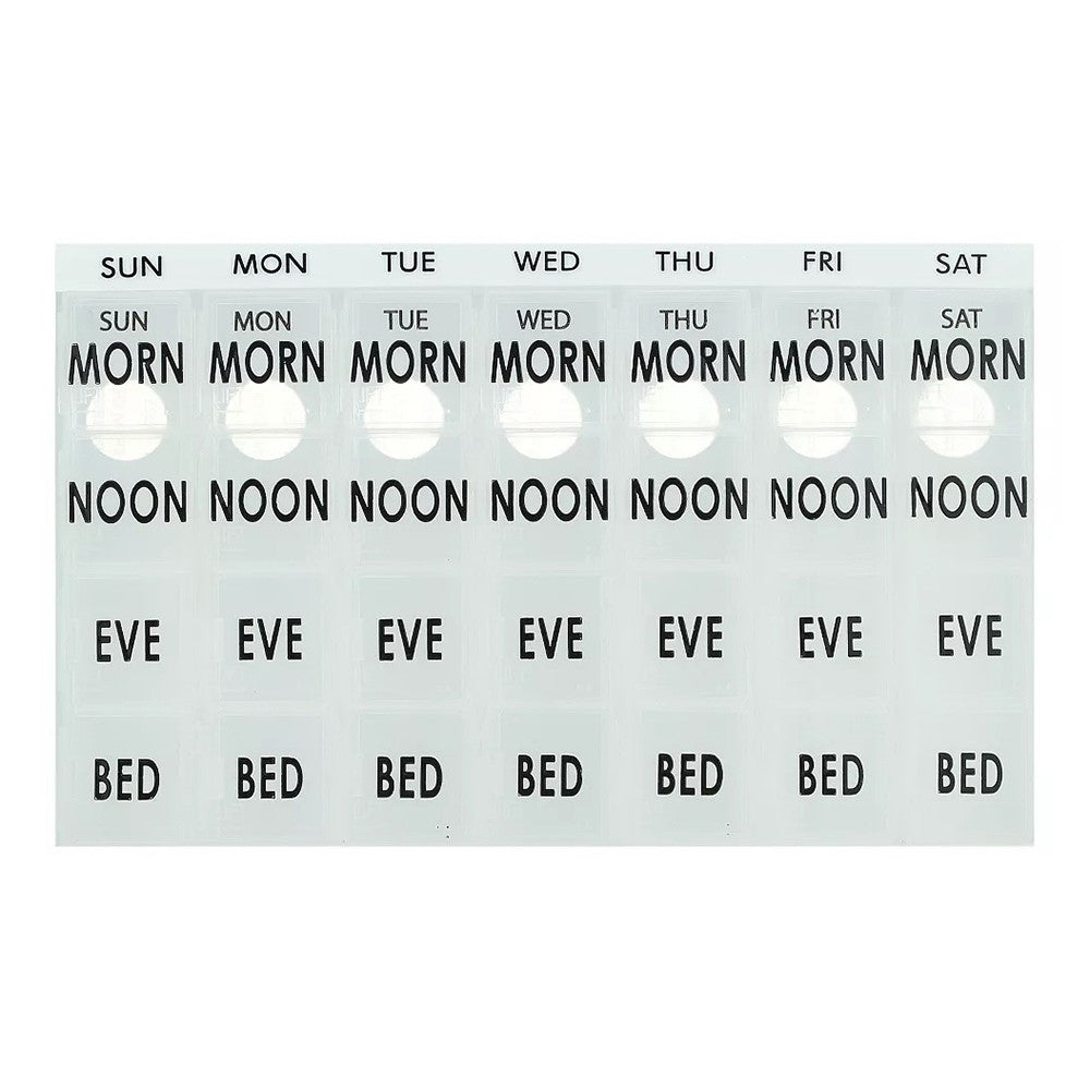 Apex Medichest Pill Case Organizer With Braille Markings - 1 Ea